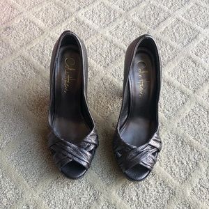 Cole Haan Gunmetal Pumps